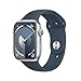 Apple Watch Series 9 (GPS, 45 mm) Smartwatch mit Aluminiumgehäuse in...