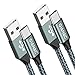GIANAC USB C Kabel, [2 Stück 2m] 3.1A ladekabel USB C Nylon Schnellladung...